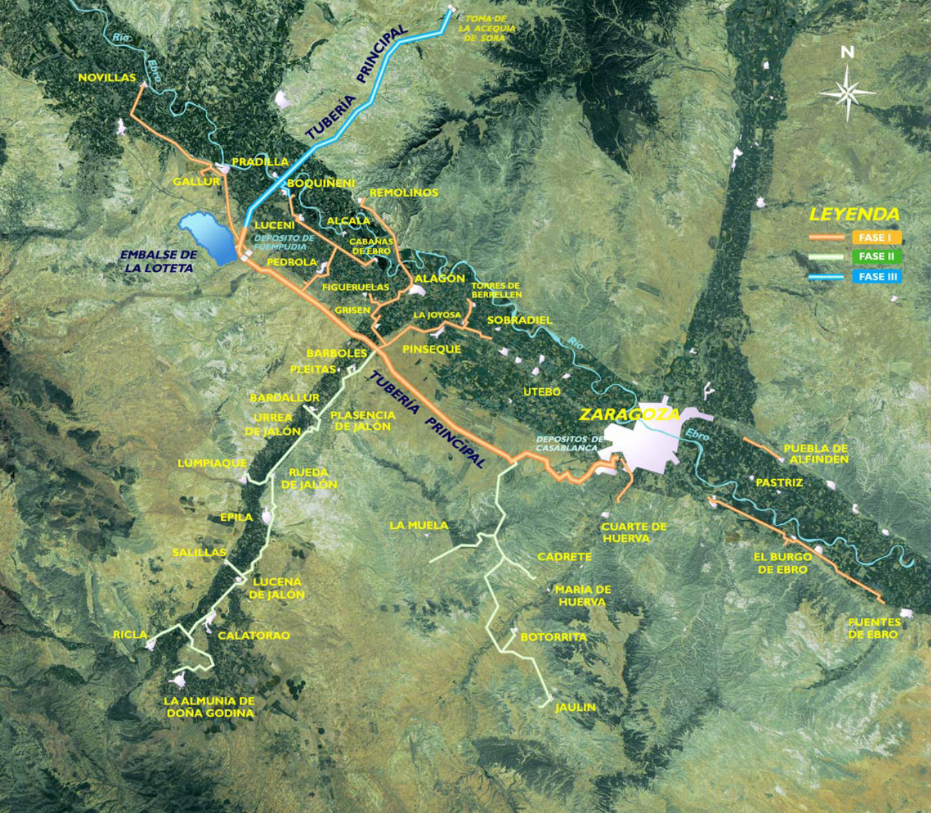 Esquema de abastecimiento de agua
